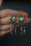 Sonoran diamond Hoops