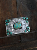 Turquoise Square Buckle