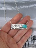 Mama bar necklace