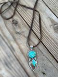 Bucking Horse Turquoise necklace