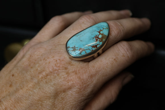 Number 8 Turquoise Ring