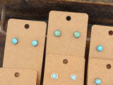 Turquoise studs