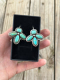 Turquoise hook earrings