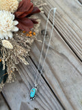 Oval turquoise necklace