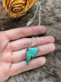 Baja Turquoise bolt necklace