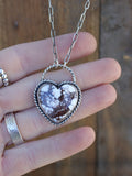 Wild Horse heart necklace