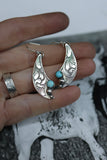 Silver Scroll earrings
