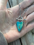 Heart toggle necklace