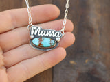 Mama oval turquoise necklace
