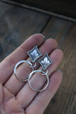 Diamond Mini Hoops
