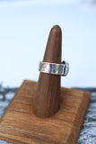 Royston turquoise engraved ring