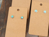Turquoise studs