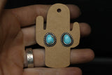 Riata turquoise studs