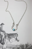 Engraved Horse shoe necklace