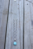 Dual chain Padlock necklace