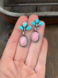 Pink Conch 2 Piece Earrings