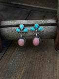 Pink Conch 2 Piece Earrings