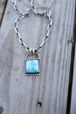 Dual chain Padlock necklace