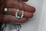 Engraved Horse shoe necklace
